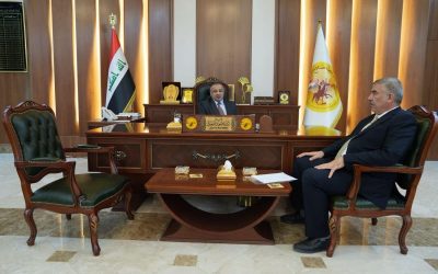 محافظ صلاح الدين يستقبل الدكتور عبد القهار السامرائي