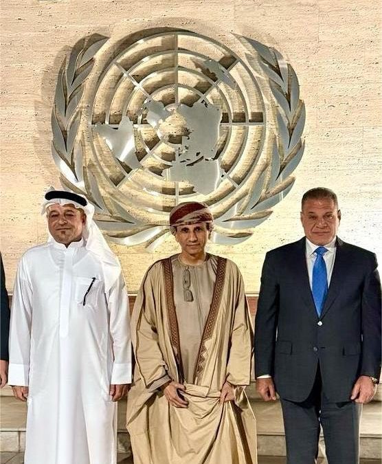 محافظ صلاح الدين يلتقي المبعوث الأممي الخاص برفقة الدكتور أحمد أبو مازن لمتابعة ملفات النازحين والتنمية