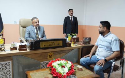 محافظ صلاح الدين يزور مركز التدريب والتطوير التقني ويوجّه بتنظيم دورات تطويرية شاملة للموظفين