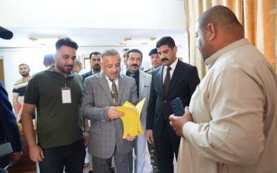 محافظ صلاح الدين يتفقد مديرية رعاية القاصرين ويشيد بسرعة إنجاز معاملات المواطنين