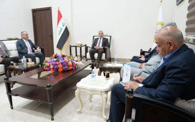 محافظ صلاح الدين يبحث مع وفد وزارة النفط تسريع إجراءات نقل معمل غاز سامراء ورفع التعارض مع الطريق الحولي