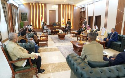 محافظ صلاح الدين يستقبل وفداً عشائرياً من قضاء الدور ويؤكد متابعة الاعتراضات على التصميم الأساسي للمدينة