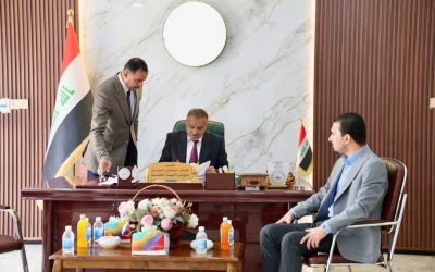 محافظ صلاح الدين يبحث الواقع الخدمي ويوجّه بتسريع مشاريع ناحية المعتصم الحيوية