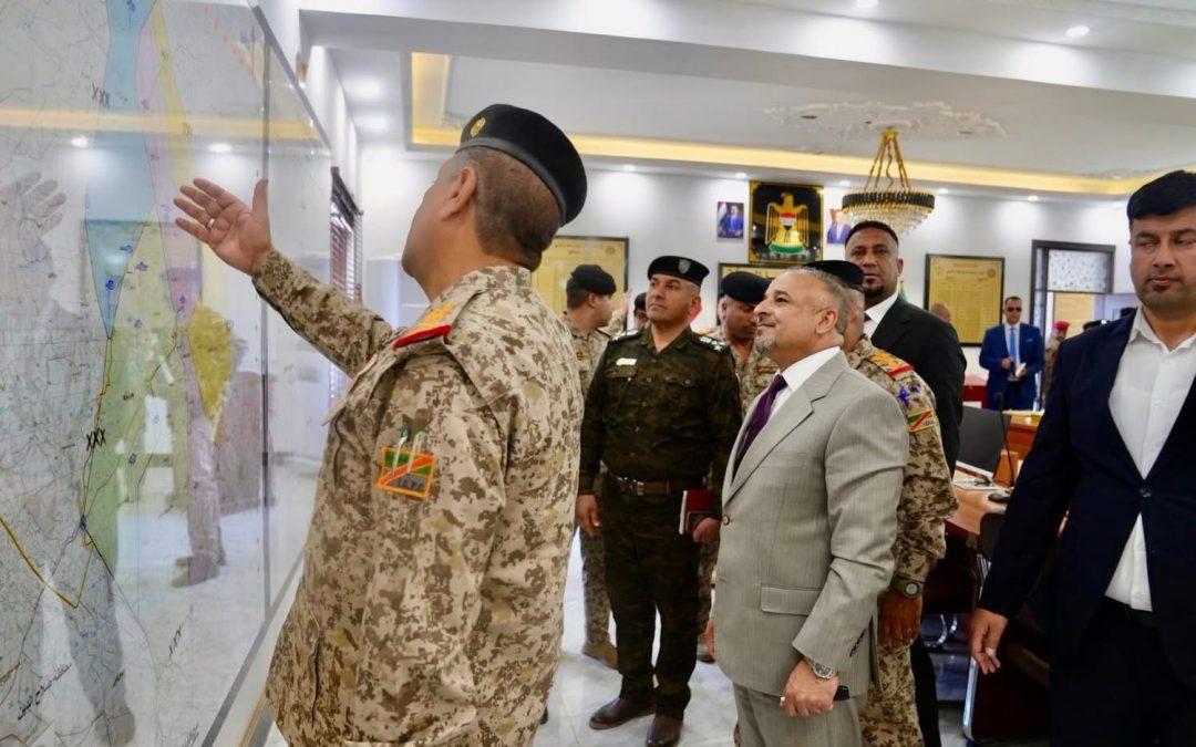 محافظ صلاح الدين يزور مقر قيادة عمليات شرق المحافظة ويشيد بالجهد الأمني والاستخباري
