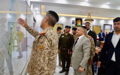 محافظ صلاح الدين يزور مقر قيادة عمليات شرق المحافظة ويشيد بالجهد الأمني والاستخباري