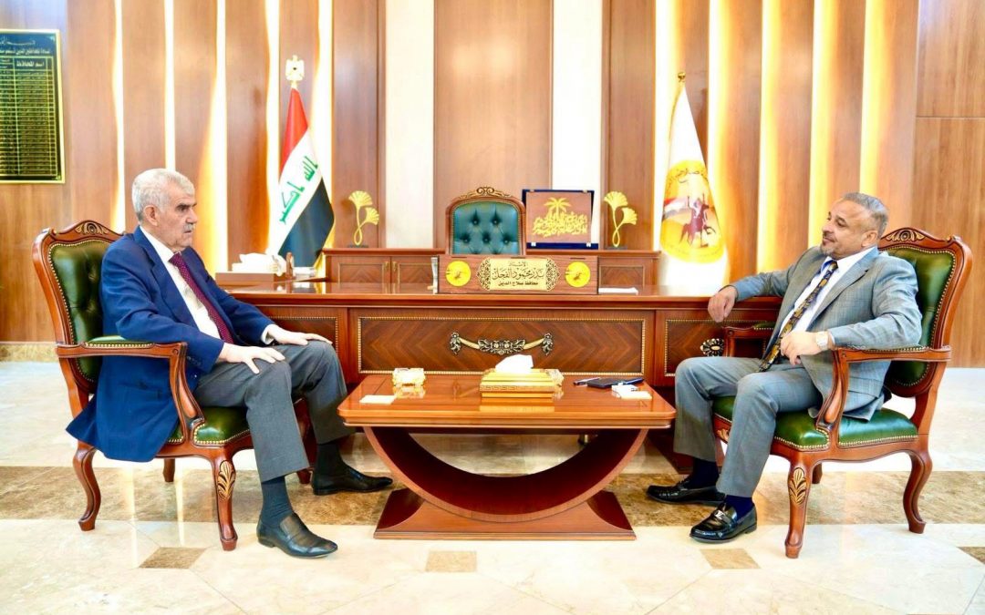محافظ صلاح الدين يستقبل النائب خالد الدراجي