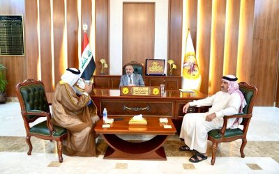 محافظ صلاح الدين يستقبل وفداً من ناحية النهرين ويوجّه باستئناف مشروع مجمع مياه البو علوان