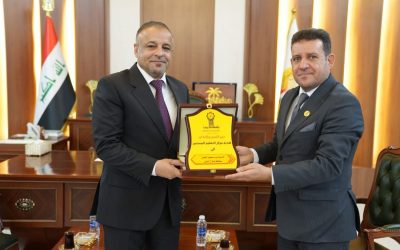 محافظ صلاح الدين يستقبل وفد مركز التعليم المستمر في جامعة تكريت ويعلن دعمه لتطوير برامج التدريب الإداري