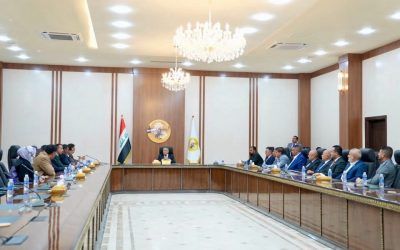 محافظ صلاح الدين يترأس اجتماعاً موسعاً مع نقابة المعلمين ورؤساء القطاعات التربوية