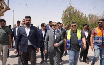 محافظ صلاح الدين يُطلق المرحلة الأولى من مشروع شارع البلاج في حي القادسية بعد معالجة ملف المجاري