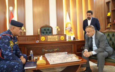 محافظ صلاح الدين يبحث مع قائد منطقة سامراء تطورات المشهد الأمني وانفتاح القطعات العسكرية