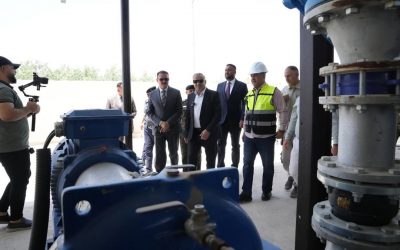 محافظ صلاح الدين يفتتح مشروع ماء الضلوعية الجنوبية بعد أربعة أيام من توجيهه بالإسراع في إنجازه