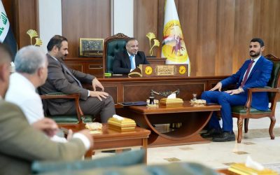 محافظ صلاح الدين يستقبل وفد أهالي سديرة وسطى ويؤكد: تحسين الواقع الخدمي أولوية في خططنا