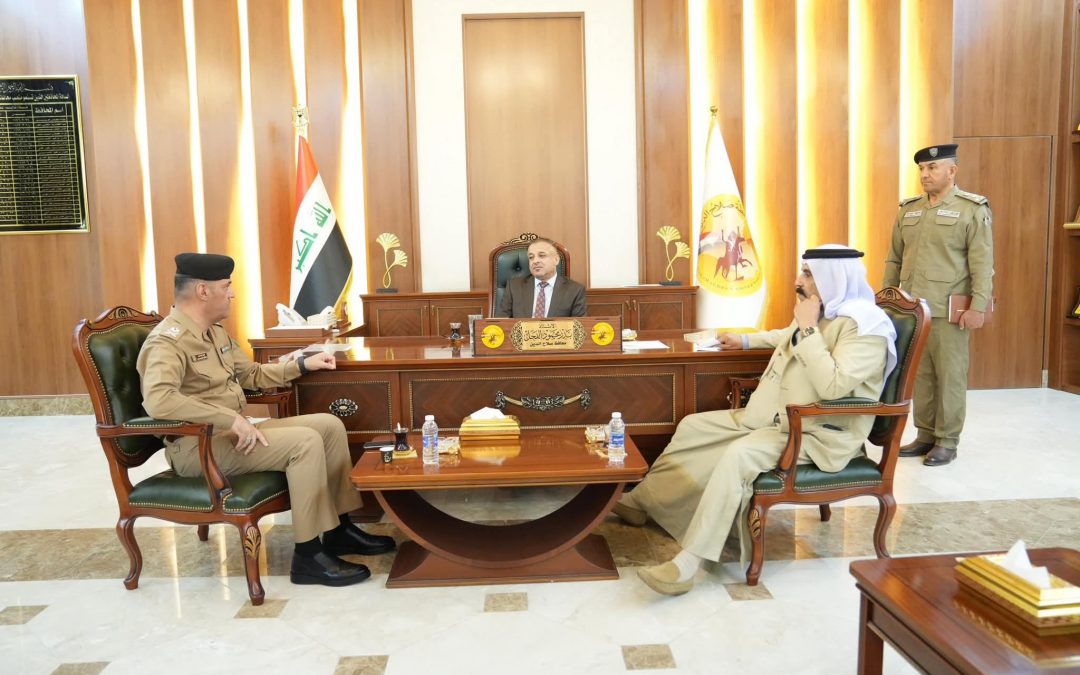 محافظ صلاح الدين يستقبل قائد الشرطة ويؤكد أهمية ضبط الانتشار الأمني وتعزيز الاستقرار