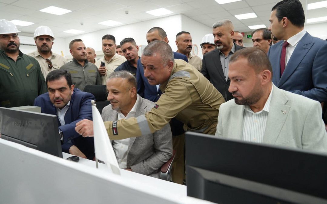 محافظ صلاح الدين ووكيل وزارة الكهرباء يفتتحان محطة تحويل الحويش في سامراء بجهد 132 ك.ف سعة 189 ميگا واط