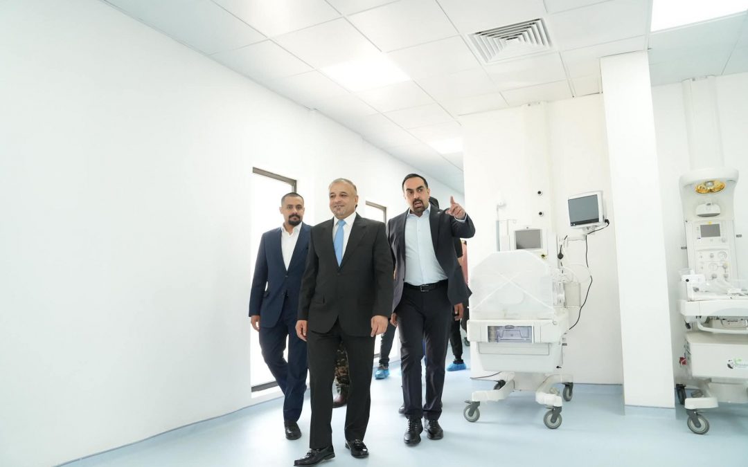 رئيس الوزراء يفتتح مراكز عناية مركّزة للخدّج في المحافظات عبر دائرة تلفزيونية مغلقة ومحافظ صلاح الدين يفتتح مركز العناية الخدج في مستشفى تكريت التعليمي