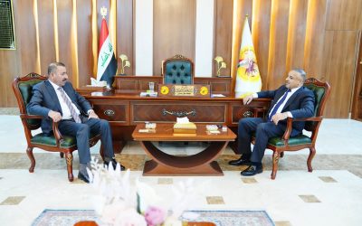 محافظ صلاح الدين يستقبل النائب كريم ملا شكور