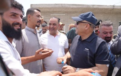 محافظ صلاح الدين يتفقد منطقة قناة 34 في الدجيل ويوجّه بإكمال شبكة الماء وإنشاء مدرسة جديدة