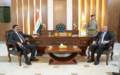 محافظ صلاح الدين يستقبل وزير الدفاع السابق ورئيس لجنة الأمن والدفاع في مجلس المحافظة