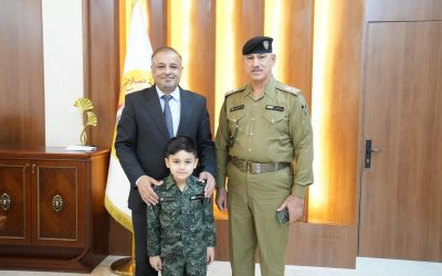 محافظ صلاح الدين يستقبل مدير شرطة سامراء ويشيد بدوره الأمني المتميز