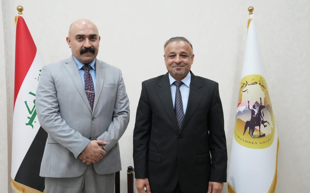 محافظ صلاح الدين يستقبل مدير مخابرات المحافظة ويبحث معه مستجدات الوضع الأمني في المحافظة