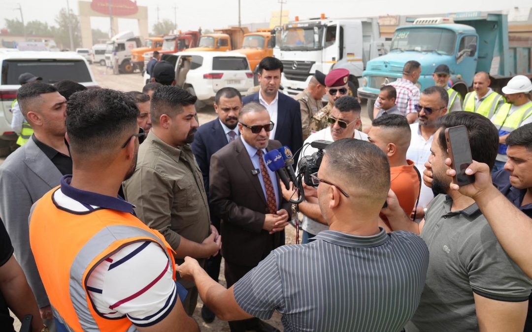محافظ صلاح الدين يطلق مشروع شارع 60 في حي القادسية بتكريت لفك الاختناقات المرورية وتحديث البنى التحتية
