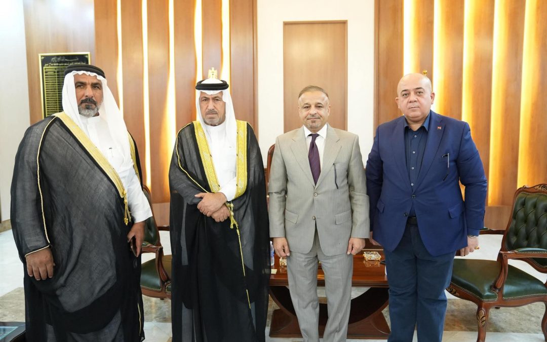 محافظ صلاح الدين يستقبل عضو مجلس المحافظة والشيخ غالب النفوس ويبحث دعم مناطق شمال المحافظة