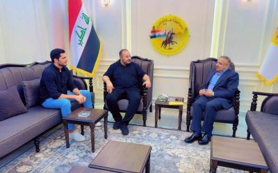 محافظ صلاح الدين يستقبل البطل مصطفى التكريتي ويُكرّمه لإنجازه الآسيوي في المواي تاي