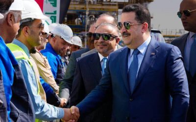 رئيس مجلس الوزراء ومحافظ صلاح الدين يفتتحان مصفى الدهون لتعزيز الانتاج المحلي بالزيوت عالية الجودة