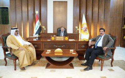 محافظ صلاح الدين يستقبل وفداً من اهالي منطقة الثرثار ويوجه بتلبية المتطلبات الخدمية