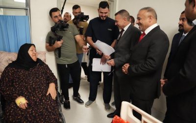 محافظ صلاح الدين يزور مستشفى تكريت التعليمي ويوجه بتقديم الدعم لإنشاء مراكز طبية وزيادة الطاقة الاستيعابية