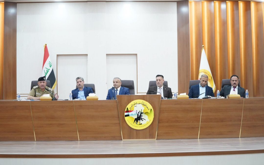 محافظ صلاح الدين يترأس اجتماعًا موسعًا لمتابعة إجراءات الدفاع المدني