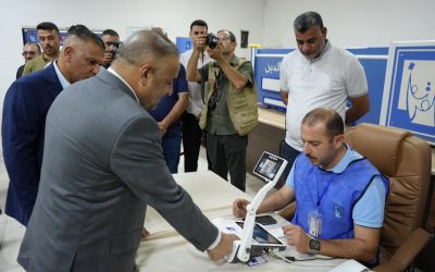محافظ صلاح الدين يشارك في عملية المحاكاة الثالثة لمكتب انتخابات صلاح الدين بهدف توفير تجربة سلسة وآمنة للمواطنين ،