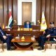 محافظ صلاح الدين، السيد بدر الفحل، يبحث مع اعضاء مجلس المحافظة سبل متابعة الدور الرقابي والواقع الخدمي في المحافظة