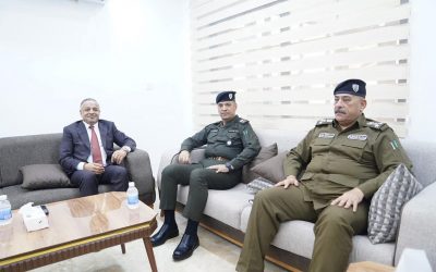 محافظ صلاح الدين يلتقي قائد شرطة المحافظة لمتابعة اجراءات تأمين الانتخابات