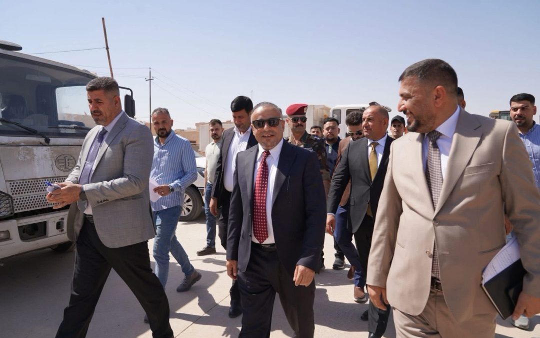 محافظ صلاح الدين يشرف على عملية توزيع اليات تخصصية من المنحة الصينية