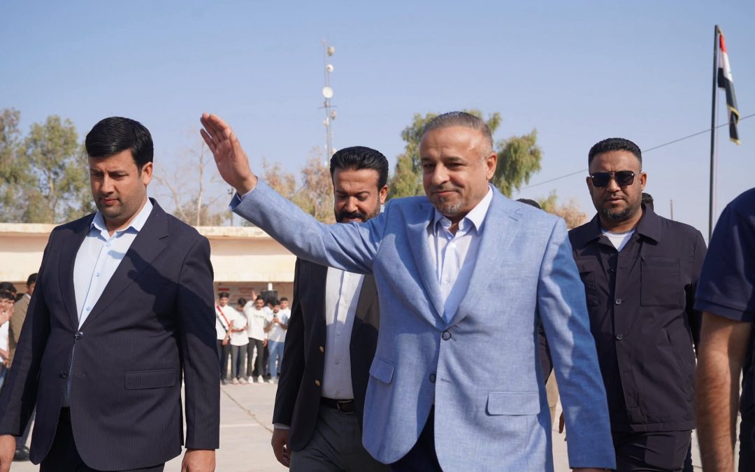 محافظ صلاح الدين يفتتح الجناح الدراسي لإعدادية العلم المهنية ويوجه بتشييد جناح دراسي آخر للطالبات