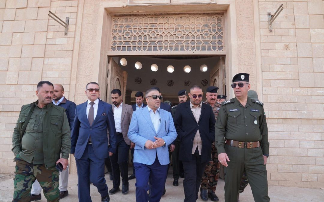 محافظ صلاح الدين يتفقد منطقة العوجة في اول زيارة للمدينة بعد عام 2014