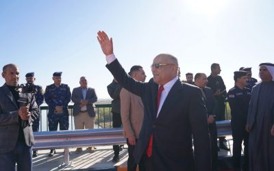 محافظ صلاح الدين يفتتح جسر المعتصم الاسحاقي ويعده شريان حياة آخر لحركة المواصلات وبوابة نحو التنمية والتجارة في صلاح الدين