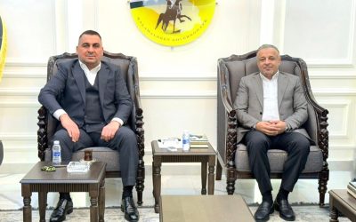 محافظ صلاح الدين يستقبل مدير عام صحة صلاح الدين بعد حصوله على قرار قضائي بالإعادة ويثمن ويشيد بالجهود السابقه لسلفه .