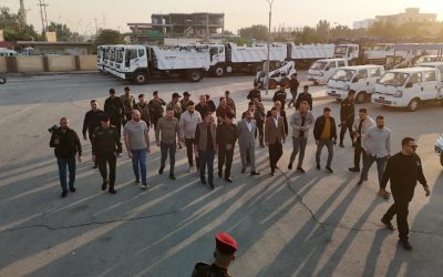 محافظ صلاح الدين يشرف على توزيع الدفعة الثانية من الآليات الخدمية الجديدة ضمن مشاريع قانون سامراء عاصمة العراق للحضارة الإسلامية