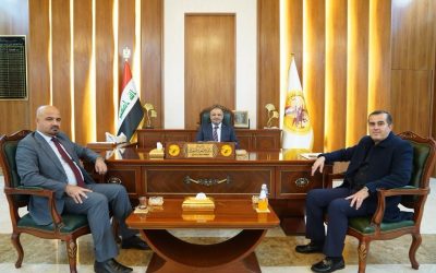 محافظ صلاح الدين يستقبل عضوي مجلس المحافظة ويناقش الجانب الرقابي وتفعيل وسائل الرقابة لضمان فاعلية الأداء الحكومي