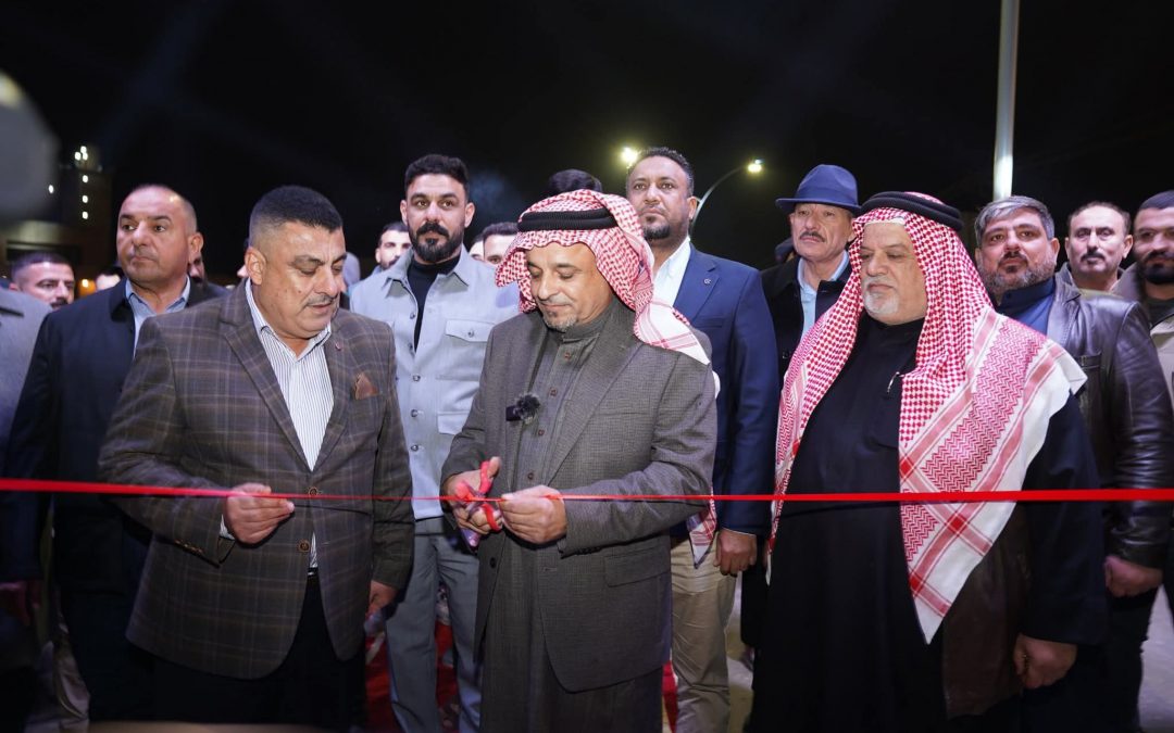 محافظ صلاح الدين يفتتح شارع جليل القصاب في حي القادسية بتكريت