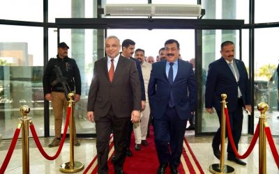 محافظ صلاح الدين يستقبل رئيس صندوق الأعمار لمتابعة مشاريع الصندوق للمناطق المتضررة