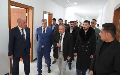 محافظ صلاح الدين يفتتح مجمع أقسام ديوان المحافظة لتعزيز كفاءة العمل