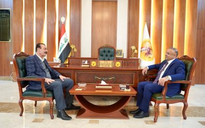 محافظ صلاح الدين يستقبل القيادي في الجبهة التركمانية لبحث الواقع الخدمي